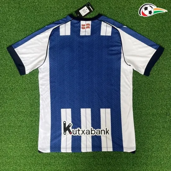 Real Sociedad Camisola Qualidade Premium Local 2025/26 Branco/Azul Real Sociedad Camisola Qualidade Premium Local 2025/26 Branco/Azul