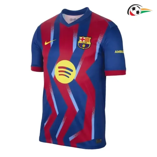 Camisa Barcelona 4th 2025/2026 Vermelho/Azul