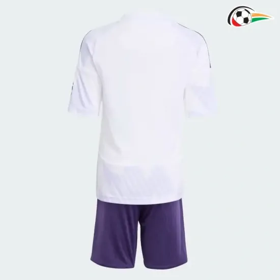 Camisa Manchester United Qualidade AAA Away Segundo Kit 2025/26 Infantil Branco Camisa Manchester United Qualidade AAA Away Segundo Kit 2025/26 Infantil Branco