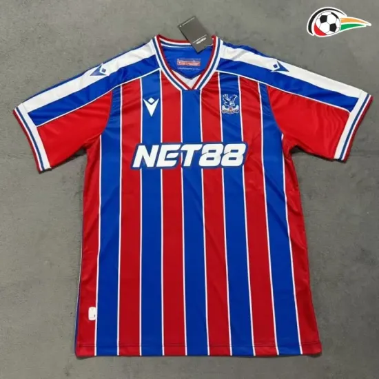 Equipacione Crystal Palace FC Baratas Primeiro Kit 2025/26 Vermelho/Azul Equipacione Crystal Palace FC Baratas Primeiro Kit 2025/26 Vermelho/Azul