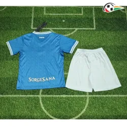 Napoli Camiseta Qualidade TAILANDESA Local Primeiro Kit 2025/26 Infantil Azul