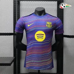 Barcelona Camisa Baratas 2025/26 Pré-Corrida Jogador Multicolorido