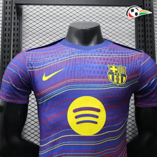 Barcelona Camisa Baratas 2025/26 Pré-Corrida Jogador Multicolorido Barcelona Camisa Baratas 2025/26 Pré-Corrida Jogador Multicolorido