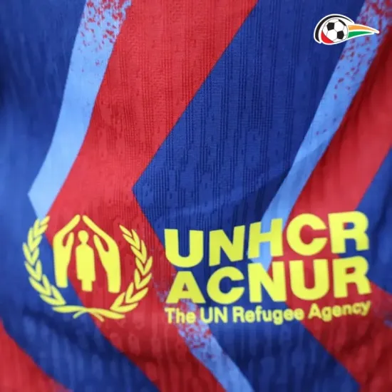 Barcelona Camiseta Replicas 4th 2025/26 Versão Jogador Azul/Vermelho Barcelona Camiseta Replicas 4th 2025/26 Versão Jogador Azul/Vermelho