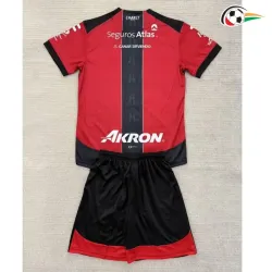 Camisa Atlas FC Baratas Local Primeiro Kit 2025/26 Niños Vermelho/Preto