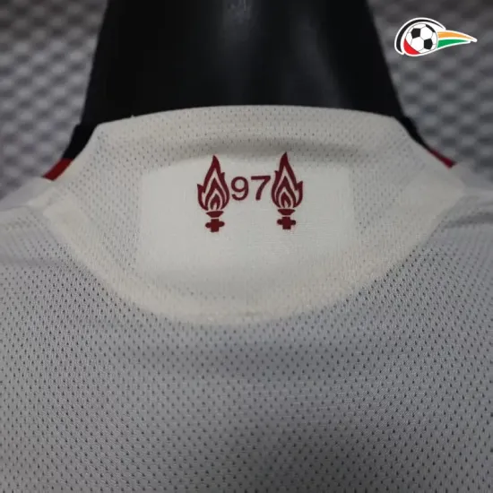 Camiseta Liverpool Qualidade TAILANDESA Away 2025/26 Versão Jogador Branco Camiseta Liverpool Qualidade TAILANDESA Away 2025/26 Versão Jogador Branco