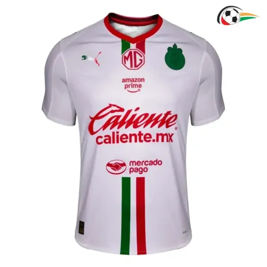 Chivas Camisa Qualidade AAA Visitante Segundo Kit 2025/26 Branco
