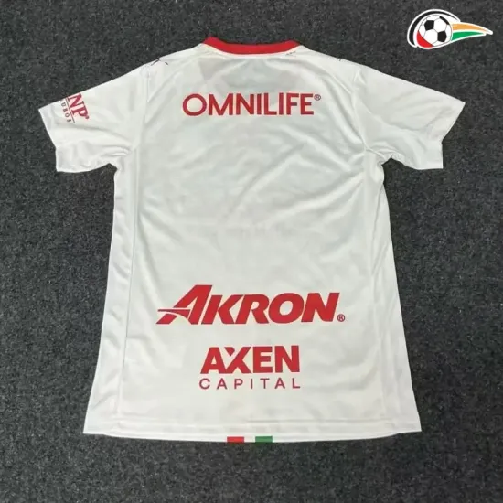 Chivas Camisa Qualidade AAA Visitante Segundo Kit 2025/26 Branco