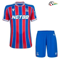 Crystal Palace FC Camisola Qualidade TAILANDESA Home Primeiro Kit 2025/26 Niños Vermelho/Azul