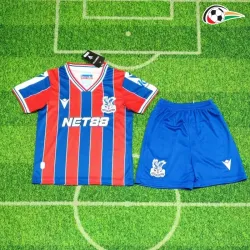 Crystal Palace FC Camisola Qualidade TAILANDESA Home Primeiro Kit 2025/26 Niños Vermelho/Azul