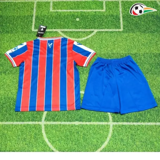 Crystal Palace FC Camisola Qualidade TAILANDESA Home Primeiro Kit 2025/26 Niños Vermelho/Azul