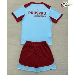 Feyenoord Equipacione Futebol Alternativa Terceiro Kit 2025/26 (Camisola + Calções) Azul/Vermelho