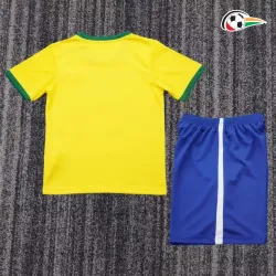 Brasil Camiseta Replicas 1970 Classicas Niños Amarelo