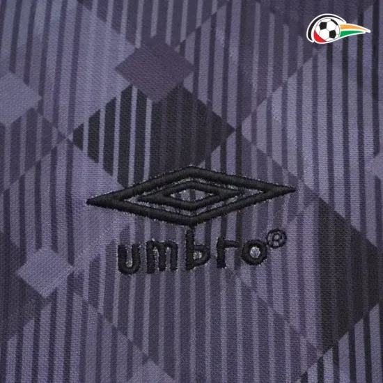 Inglaterra Camisa Futebol Edição Especial 1990 Vintage (Camisola + Calções) Cinza Escuro Inglaterra Camisa Futebol Edição Especial 1990 Vintage (Camisola + Calções) Cinza Escuro