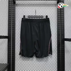 Juventus Shorts Replicas Home Primeiro Kit 2025/26 Versão Jogador Preto