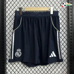 Real Madrid Shorts Baratas Segundo Kit 2025/26 Jogador Azul Marino