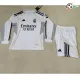 Real Madrid Camisa Qualidade AAA Primeiro Kit 2025/26 Infantil ML Branco Real Madrid Camisa Qualidade AAA Primeiro Kit 2025/26 Infantil ML Branco
