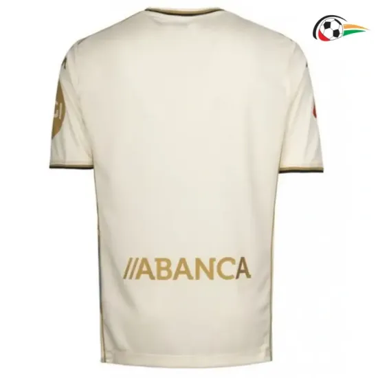 Deportivo de La Coruña Camisa Futebol Thrid 2025/26 com Patch da La Liga Branco Deportivo de La Coruña Camisa Futebol Thrid 2025/26 com Patch da La Liga Branco