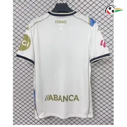 Deportivo de La Coruña Camisa Futebol Thrid 2025/26 com Patch da La Liga Branco