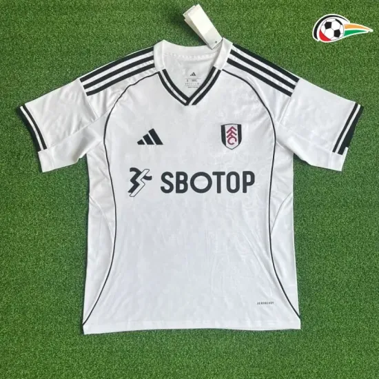 Camiseta Fulham F.C. Qualidade Premium Local 2025/26 Branco Camiseta Fulham F.C. Qualidade Premium Local 2025/26 Branco