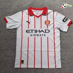 Camisola Girona Qualidade TAILANDESA Primeiro Kit 2025/26 Branco