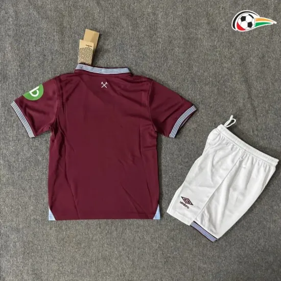 Camisola West Ham United Qualidade Premium Home Primeiro Kit 2025/26 Niños Vermelho Camisola West Ham United Qualidade Premium Home Primeiro Kit 2025/26 Niños Vermelho