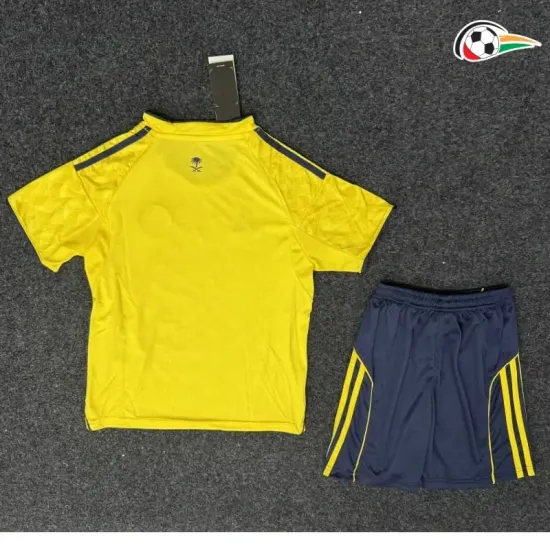 Equipacione Al Nassr Futebol Home 2025/26 Niños Amarelo Equipacione Al Nassr Futebol Home 2025/26 Niños Amarelo