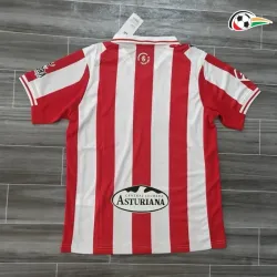 Equipacione Sporting de Gijón Baratas Home 2025/26 Vermelho/Branco