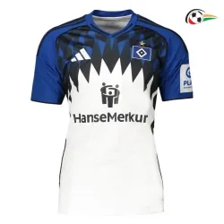 Camisa Hamburger SV Baratas Primeiro Kit 2025/26 Branco/Azul