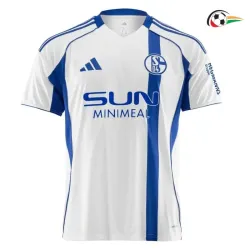 Schalke 04 Camisa Qualidade AAA Segundo Kit 2025/26 Branco