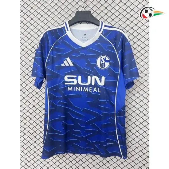 Schalke 04 Camisola Qualidade TAILANDESA Local 2025/26 Azul Schalke 04 Camisola Qualidade TAILANDESA Local 2025/26 Azul