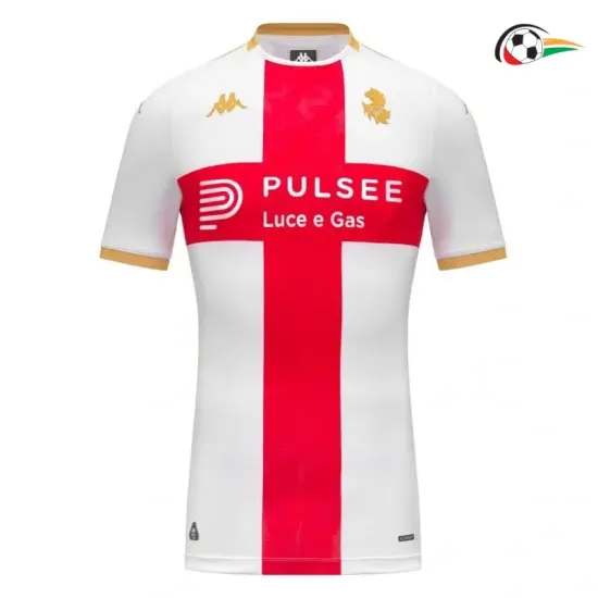 Genoa CFC Equipacione Baratas Visitante 2025/26 Branco/Vermelho Genoa CFC Equipacione Baratas Visitante 2025/26 Branco/Vermelho