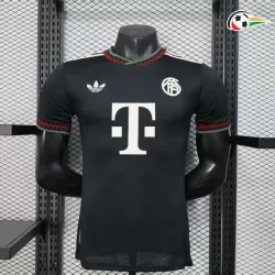 Bayern Múnich Camisa Baratas Thrid 2025/26 Versão Jogador Preto