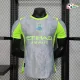 Camiseta Manchester City Qualidade Premium Alternativa 2025/26 Jogador Cinza/Verde Camiseta Manchester City Qualidade Premium Alternativa 2025/26 Jogador Cinza/Verde