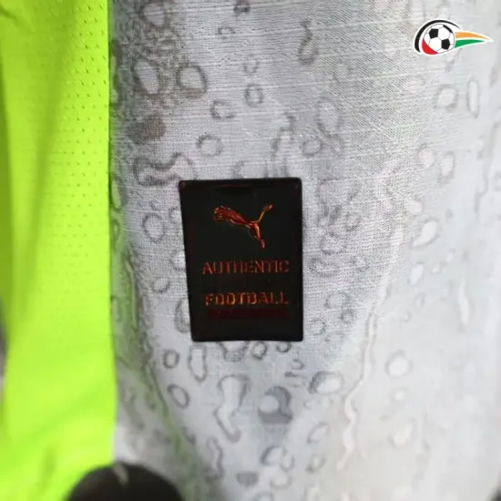 Camiseta Manchester City Qualidade Premium Alternativa 2025/26 Jogador Cinza/Verde Camiseta Manchester City Qualidade Premium Alternativa 2025/26 Jogador Cinza/Verde