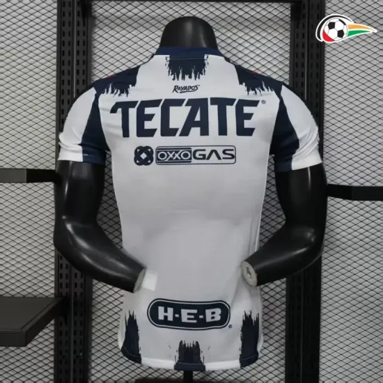 Monterrey Equipacione Qualidade AAA Local 2025/26 Versão Jogador Azul/Branco Monterrey Equipacione Qualidade AAA Local 2025/26 Versão Jogador Azul/Branco