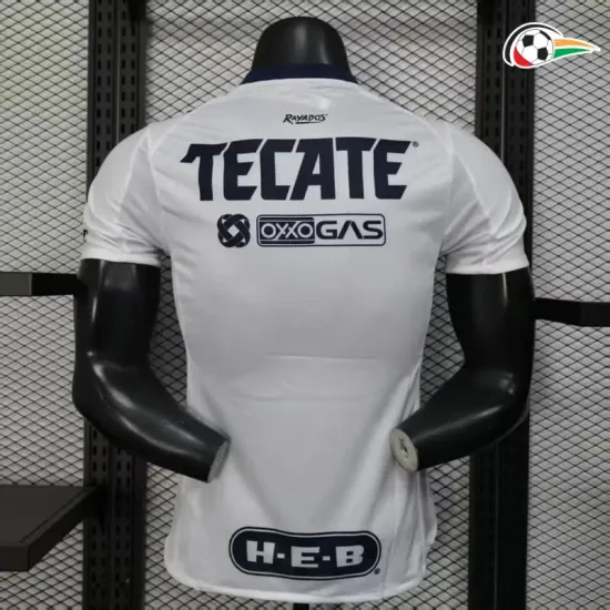 Camisola Monterrey Qualidade Premium Away 2025/26 Jogador Branco Camisola Monterrey Qualidade Premium Away 2025/26 Jogador Branco