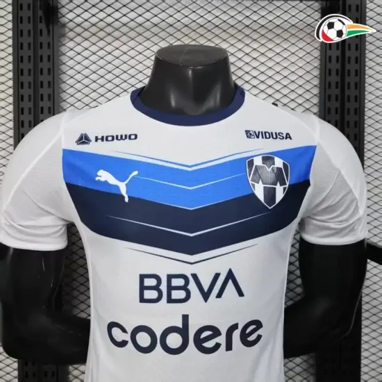 Camisola Monterrey Qualidade Premium Away 2025/26 Jogador Branco Camisola Monterrey Qualidade Premium Away 2025/26 Jogador Branco