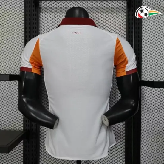 Equipacione Galatasaray Baratas Visitante 2025/26 Versão Jogador Branco/Laranja Equipacione Galatasaray Baratas Visitante 2025/26 Versão Jogador Branco/Laranja