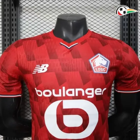 Lille OSC Camisola Qualidade TAILANDESA Primeiro Kit 2025/26 Jogador Vermelho Lille OSC Camisola Qualidade TAILANDESA Primeiro Kit 2025/26 Jogador Vermelho