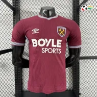 West Ham United Camiseta Qualidade Premium Titular 2025/26 Jogador Vermelho