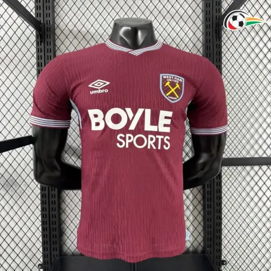 West Ham United Camiseta Qualidade Premium Local 2025/26 Jogador Vermelho West Ham United Camiseta Qualidade Premium Local 2025/26 Jogador Vermelho