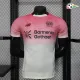 Leverkusen Equipacione Futebol Away 2025/26 Versão Jogador Rosa/Branco Leverkusen Equipacione Futebol Away 2025/26 Versão Jogador Rosa/Branco