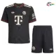 Camisa Bayern Múnich Futebol Thrid Terceiro Kit 2025/26 Niños Preto Camisa Bayern Múnich Futebol Thrid Terceiro Kit 2025/26 Niños Preto