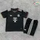 Camisa Bayern Múnich Futebol Thrid Terceiro Kit 2025/26 Niños Preto Camisa Bayern Múnich Futebol Thrid Terceiro Kit 2025/26 Niños Preto