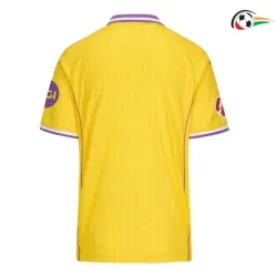 Camiseta Real Valladolid Replicas Alternativa 2025/26 com Patch da La Liga Amarelo