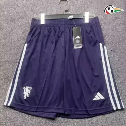 Shorts Manchester United Qualidade AAA Away 2025/26 Azul Marino