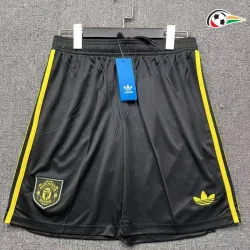 Shorts Manchester United Qualidade Premium Thrid 2025/26 Preto