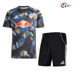 Camisa Leeds United Baratas Thrid 2025/26 (Camisola + Calções) Preto/Azul