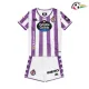 Camisa Real Valladolid Qualidade AAA Local 2025/26 Infantil com Patch da La Liga Roxo/Branco Camisa Real Valladolid Qualidade AAA Local 2025/26 Infantil com Patch da La Liga Roxo/Branco